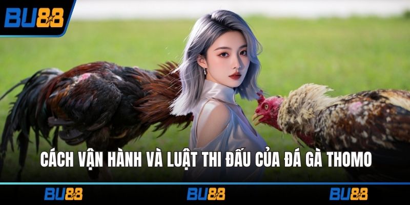 Cách vận hành và luật thi đấu của đá gà Thomo